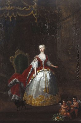 Porträt von Augusta von Sachsen Gotha