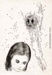 Ein Mädchen, eine Eule und Treppen 1934 Ein Mädchen, eine Eule und Treppen 1934