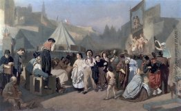 Feier am Stadtrand von Paris (Montmartre)