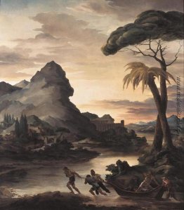 Heroische Landschaft mit Fischern