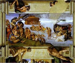 Sistine Kapellen-Decke: Die Sintflut