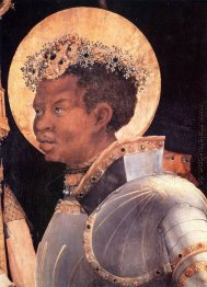 St. Maurice (Detail von der Versammlung der St. Erasmus und St. St. Maurice (Detail von der Versammlung der St. Erasmus und St.