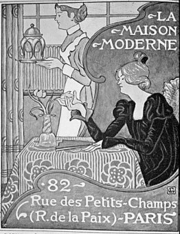 Plakat für La Maison Moderne, Paris