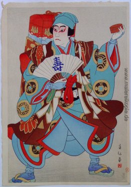 Ichikawa Sansho als Süssspeise Peddler