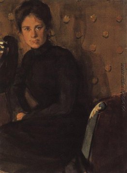 Portrait Y.E. Kustodieva