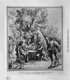 Erscheinung der Engel zu Abraham von L Carracci