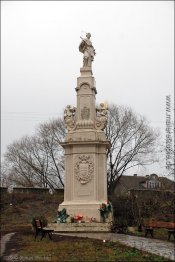 Roadside Figur des heiligen Johannes von Nepomuk