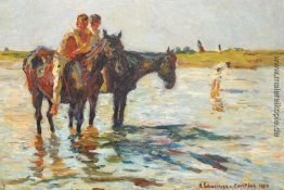 Bathe (Pferde im Fluss)