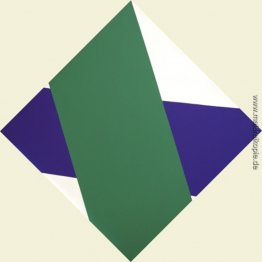 Quer-Reihe Grün über Violet