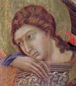 Madonna mit Kind auf dem Thron (Vorderseite-Fragment)