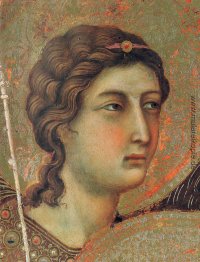 Madonna mit Kind auf dem Thron (Vorderseite-Fragment)