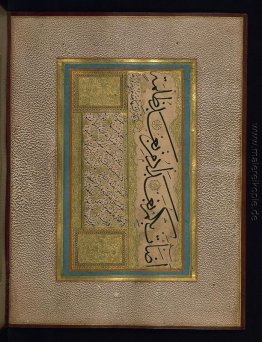 Seite von osmanischen Kalligraphie
