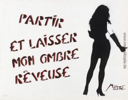 Partier et laisser mon ombre rêveuse