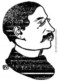 Porträt von Französisch Politiker Léon Blum