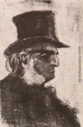 Waisenmann mit Zylinder, Kopf Waisenmann mit Zylinder, Kopf