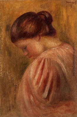 Portrait eines Mädchens in Rot
