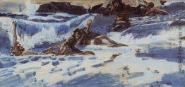 Spielen Najaden und Tritonen