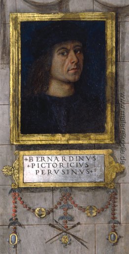 Selbstporträt in der Baglioni-Kapelle