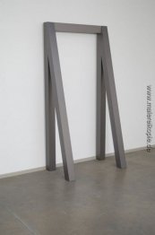 Metalloid beige-grau abgestützt-up Tür, I