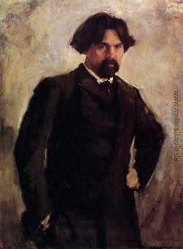 Porträt des Künstlers Vasily