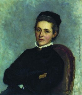 Portrait von Julia Bogdanowna RepMan, geboren Krause, Ehefrau vo