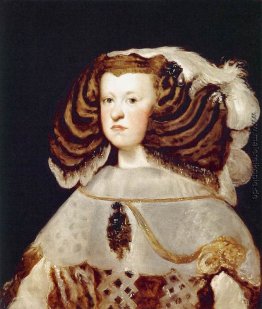 Porträt von Maria Anna von Österreich, Königin von Spanien