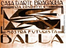 Plakat für "Casa d'Arte Bragaglia"