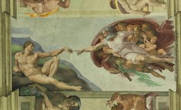 Sistine Kapellen-Decke: Schaffung von Adam