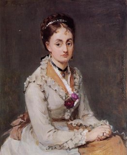 Porträt von die Schwester des Künstlers, Mme Edma Pontillon, c.1