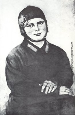 Porträt von Pilot-Frau M. S. Zimova