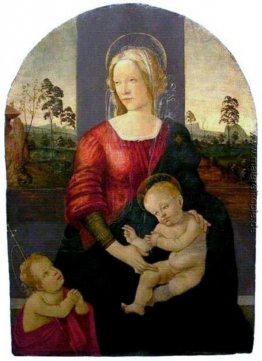 Madonna und Kind mit St. Johannes der Täufer