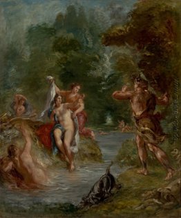 Der Sommer Diana von Actaeon Überrascht