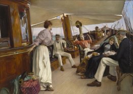 Auf der Yacht "Namouna", Venedig