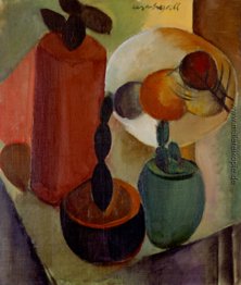 Natureza morta com três vasos de Cactos