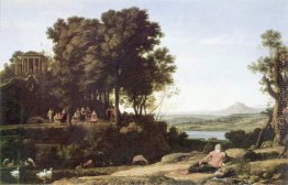Landschaft mit Apollo und die Musen