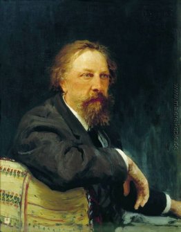 Portrait des Schriftstellers Alexei Konstantinowitsch Tolstoi