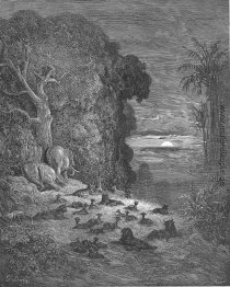 Und jetzt auf der Erde die siebte Abend entstand in Eden