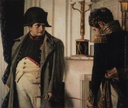 Napoleon und allgemeine Lauriston (Frieden um jeden Preis)
