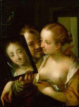 Paare mit einem Spiegel