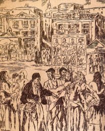Das Plakat des Verbrechens [The Blind Musiker