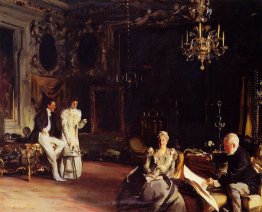 Ein Interieur in Venedig