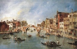 Die drei Bogenbrücke in Cannaregio