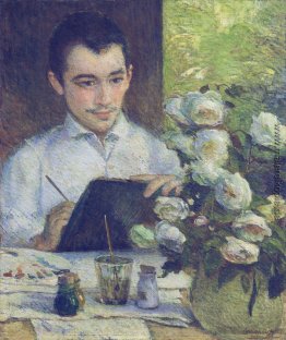 Pierre Bracquemond Malerei einen Blumenstrauß