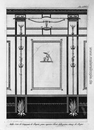 Im Haus von Pompeji, im Obergeschoss Wand des ersten Badesaal Im Haus von Pompeji, im Obergeschoss Wand des ersten Badesaal