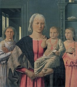 Madonna von Senigallia mit Kind und zwei Engeln