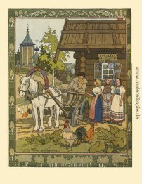 Illustration für den russischen Fairy Story "Feather Of Finist F Illustration für den russischen Fairy Story "Feather Of Finist F