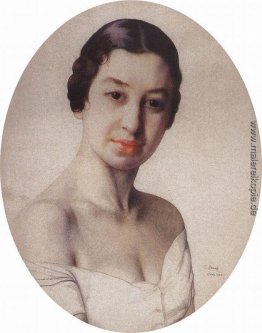 Porträt von B. Popova (Paris)
