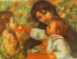Gabrielle mit Renoirs Kinder