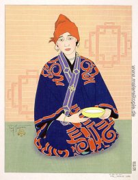 Le Bol De Lait Aino. Hokkaido, Japon Le Bol De Lait Aino. Hokkaido, Japon