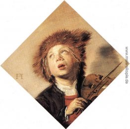 Ein Junge mit einem Viol